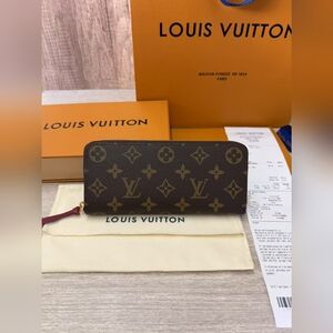 Louis Vuitton Clémence Wallet Fuchsia